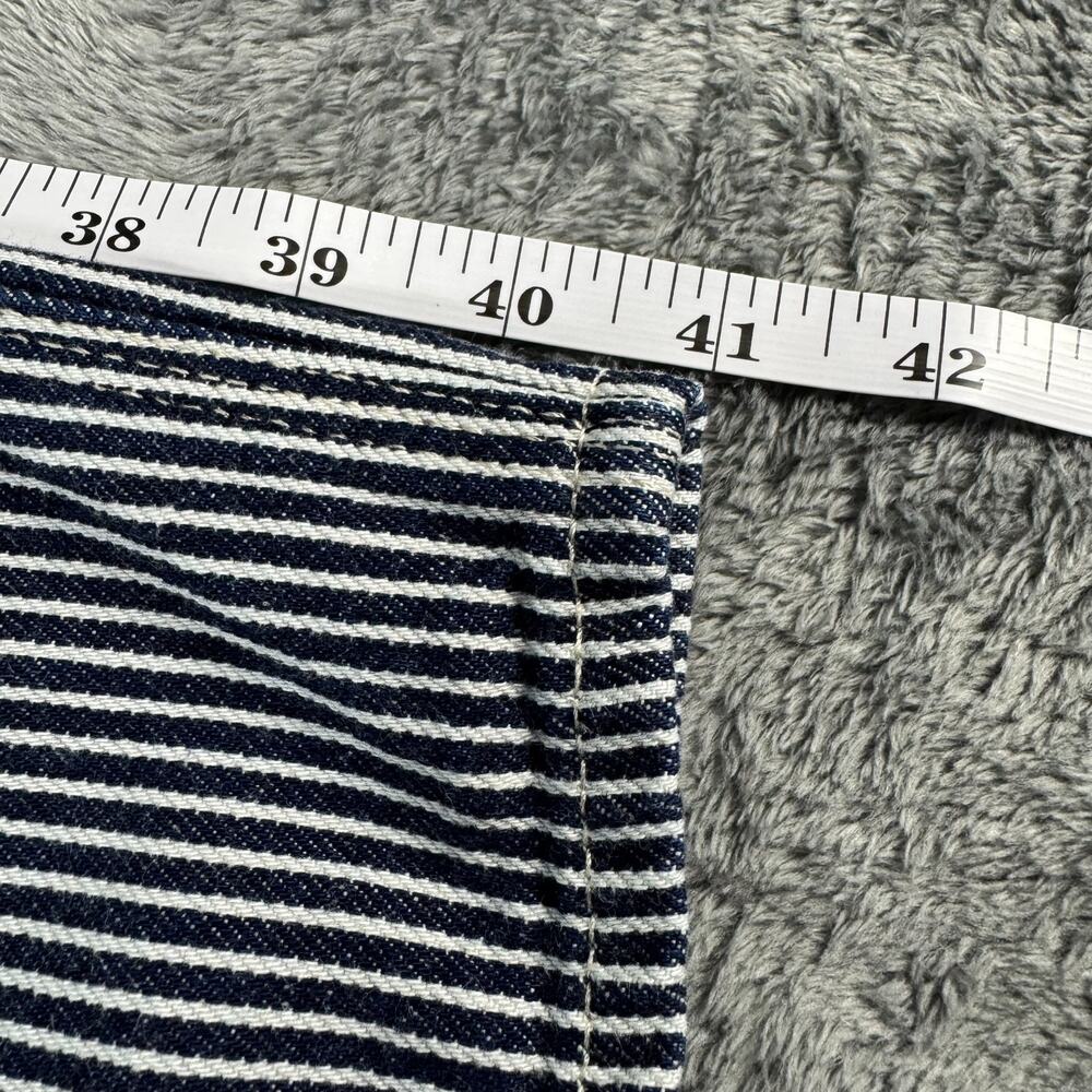 Gap Hickory Striped Straight Leg Carpenter Pants Size 32x30 Railroad - Picture 11 of 15